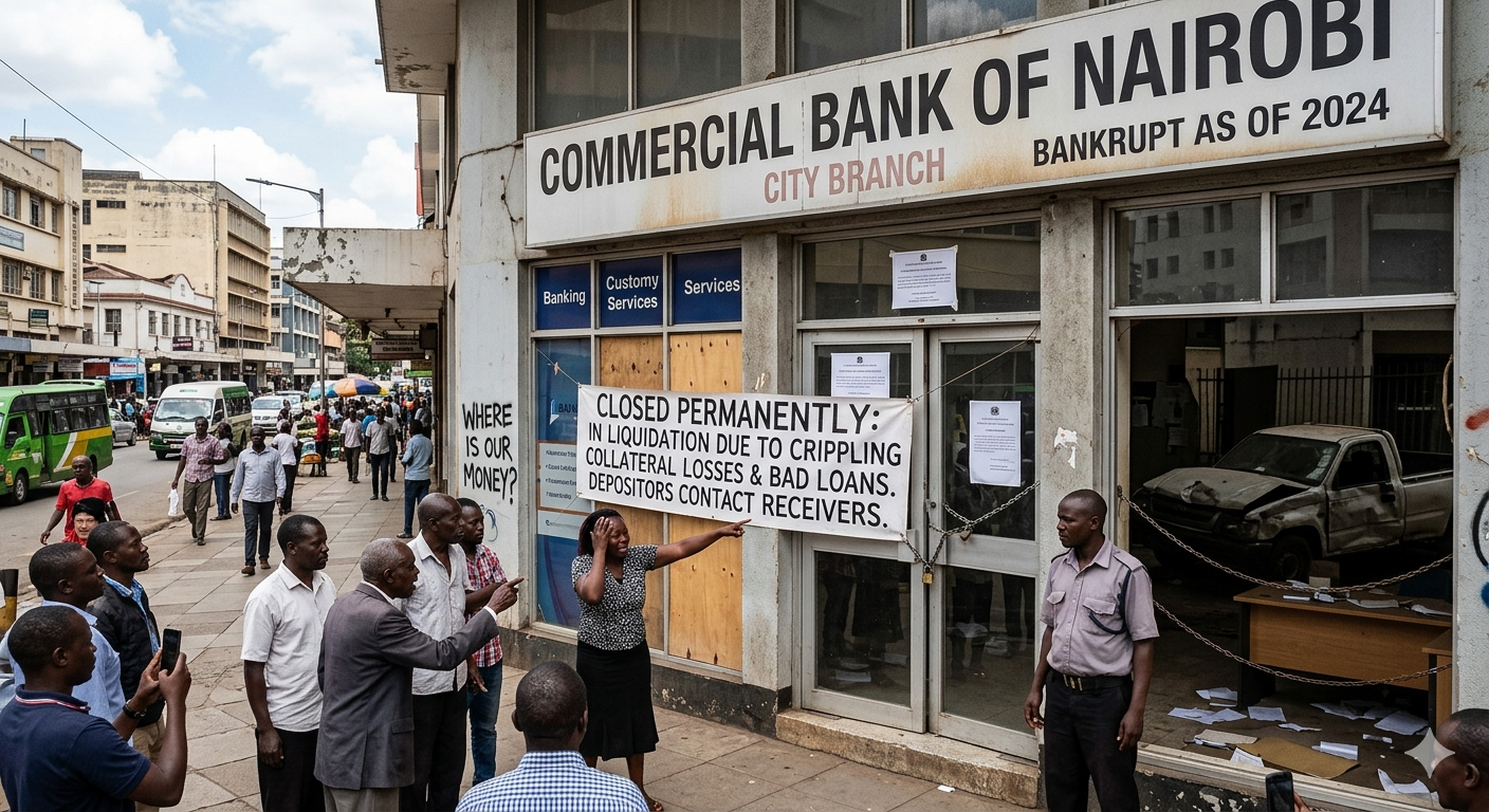 Bank Forced into Liquidation by Collateral Losses